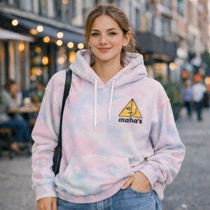 CHAMPION x MAHA’S One-Off Promotional Pastel Tie-Dye Hoodie – Embroidered